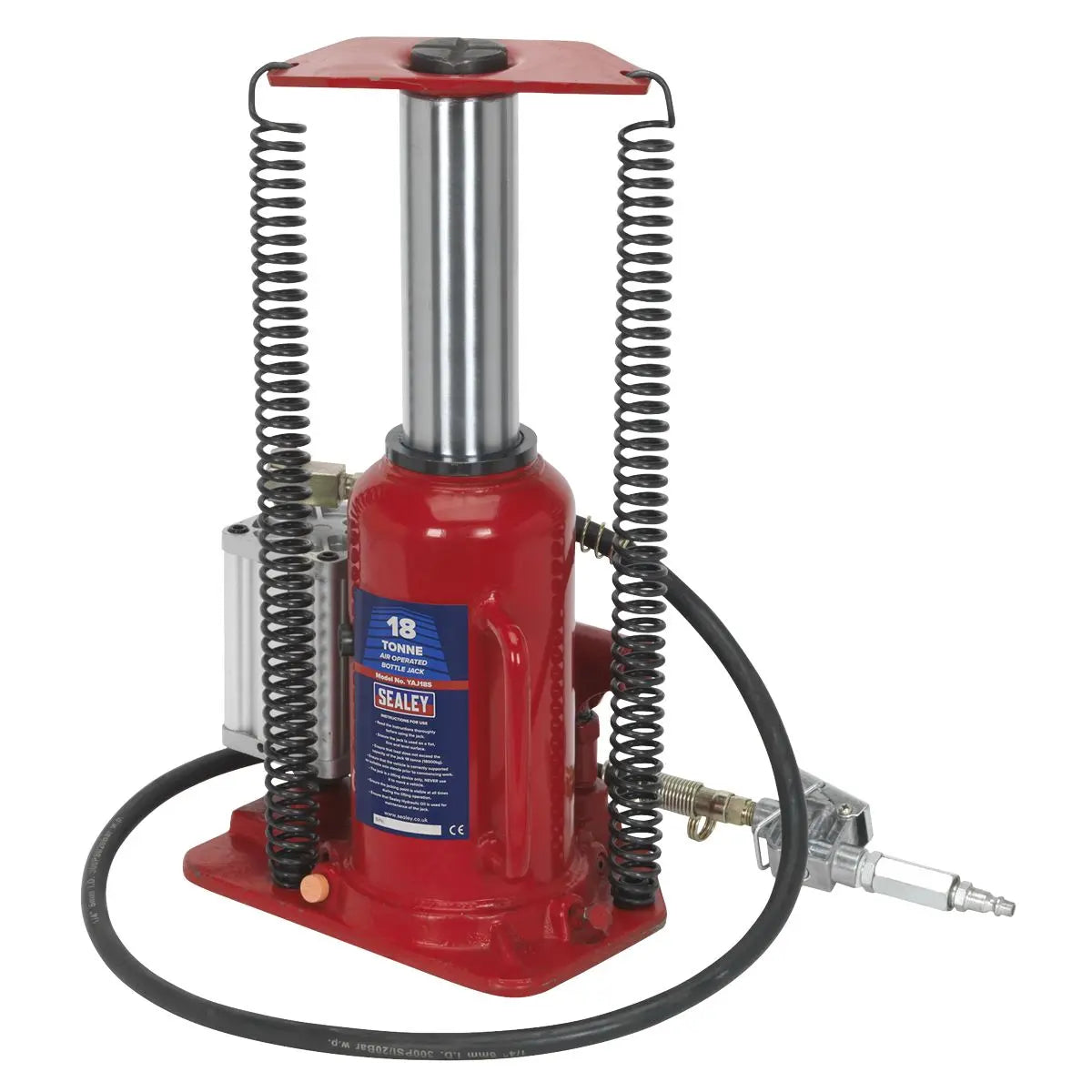 Sealey Air Operated Bottle Jack 18 Tonne 