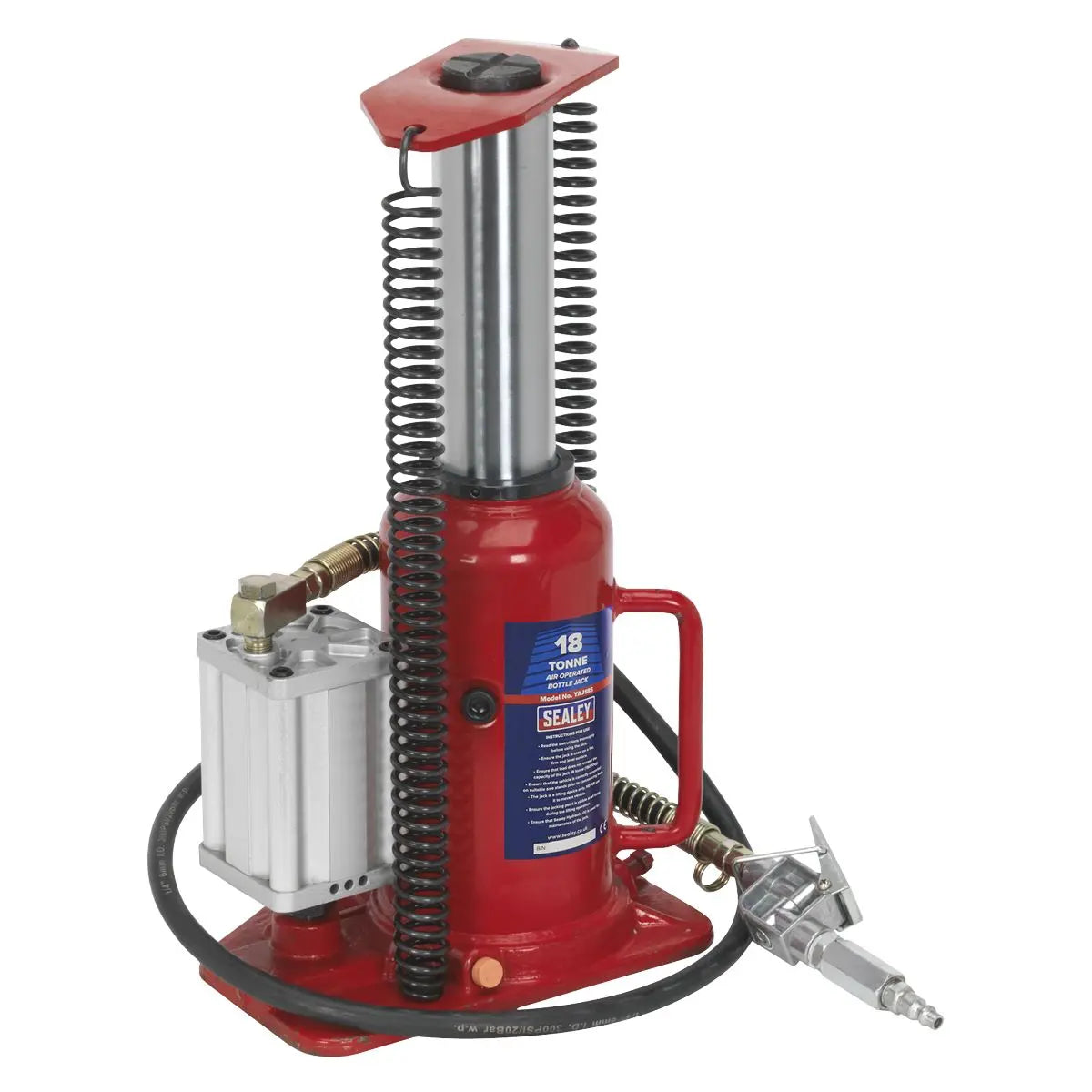 Sealey Air Operated Bottle Jack 18 Tonne 