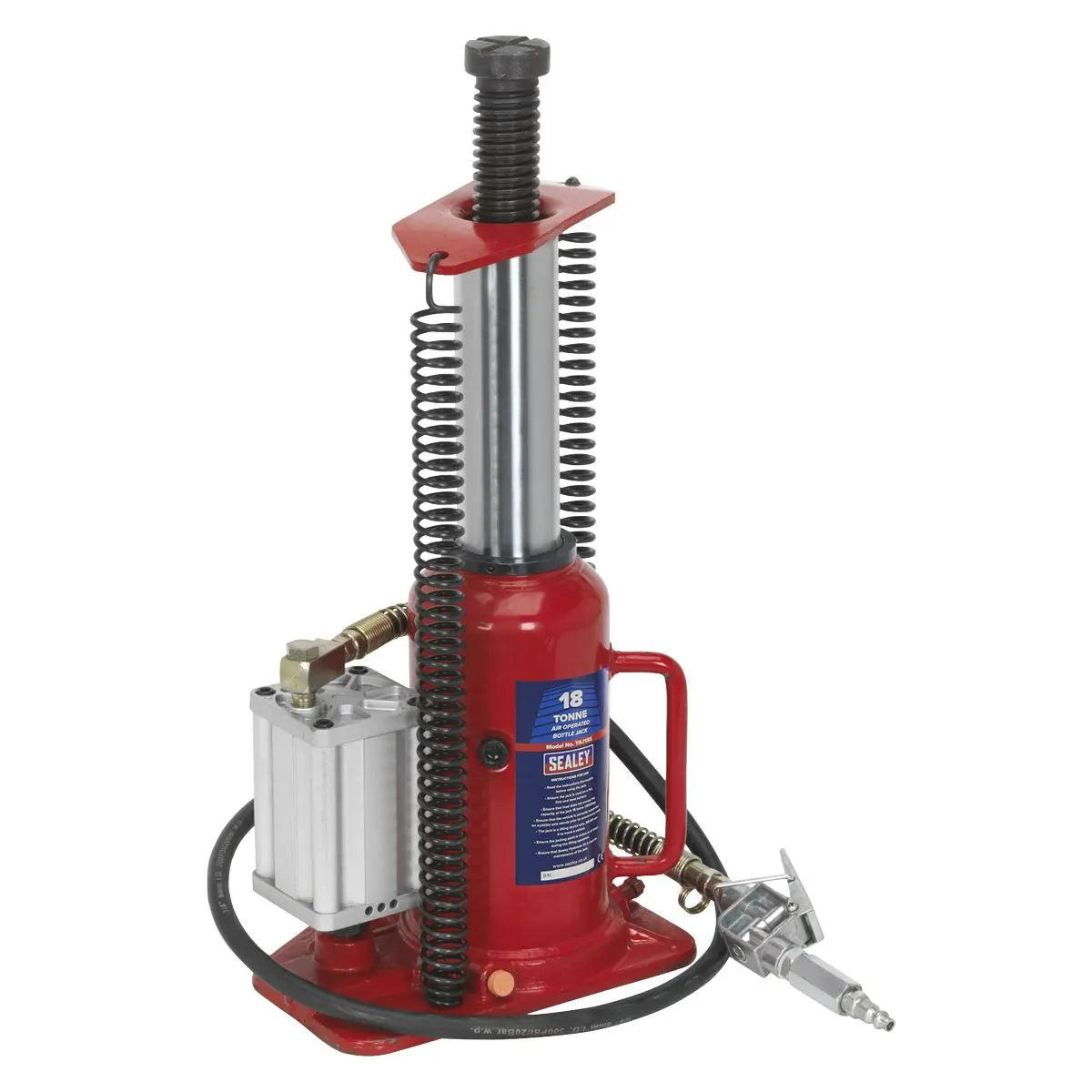 Sealey Air Operated Bottle Jack 18 Tonne 
