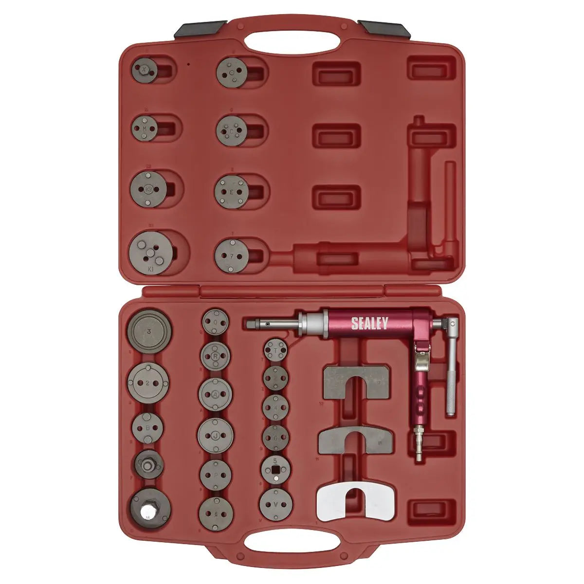 Sealey Air Operated Brake Piston Wind-Back Tool Kit 29pc 