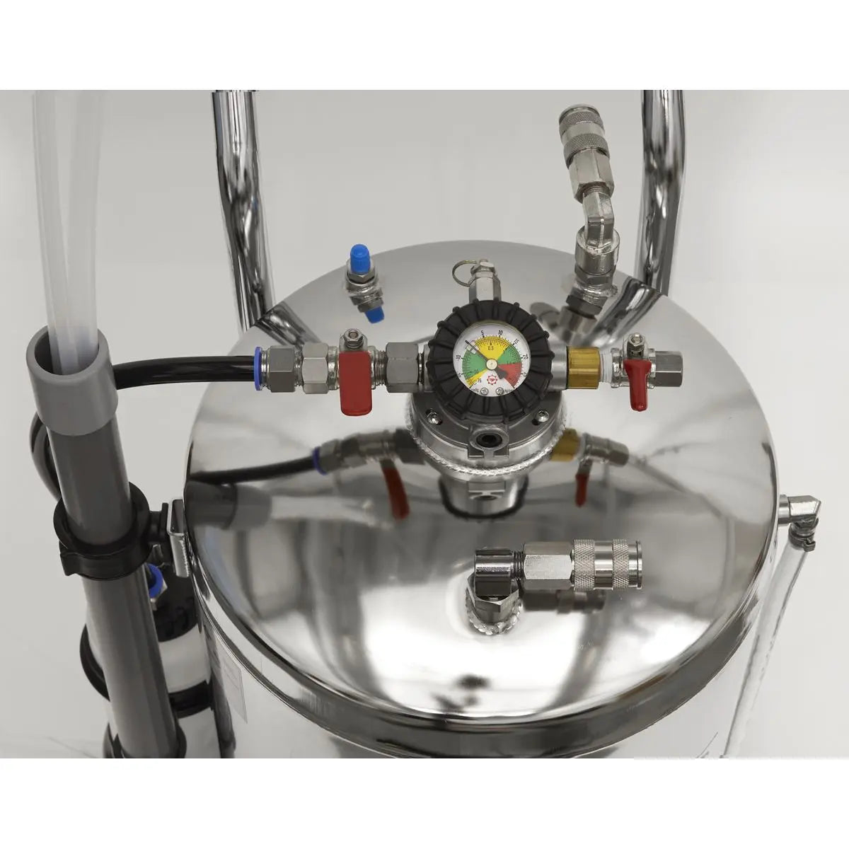 Sealey Air Operated Fuel Drainer 40L Stainless Steel 
