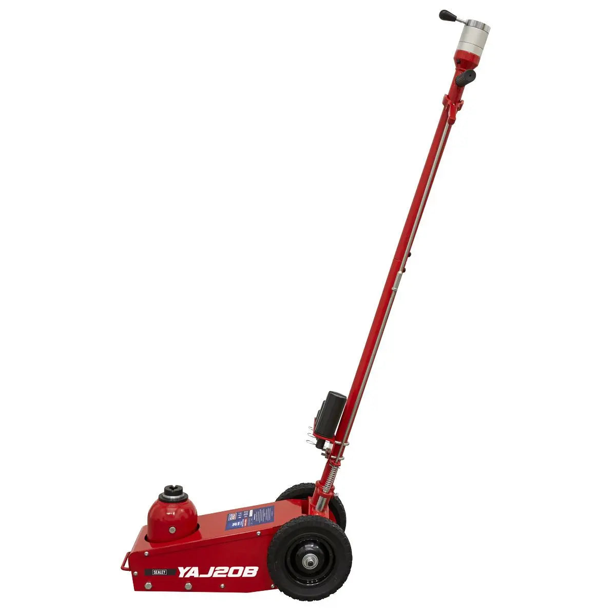 Sealey Air Operated Single Stage Trolley Jack 20 Tonne  White Rose Tools
