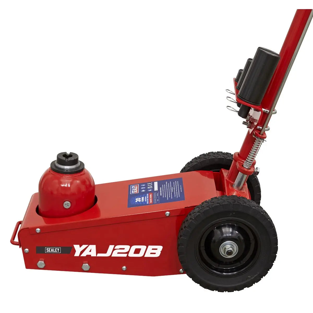 Sealey Air Operated Single Stage Trolley Jack 20 Tonne 