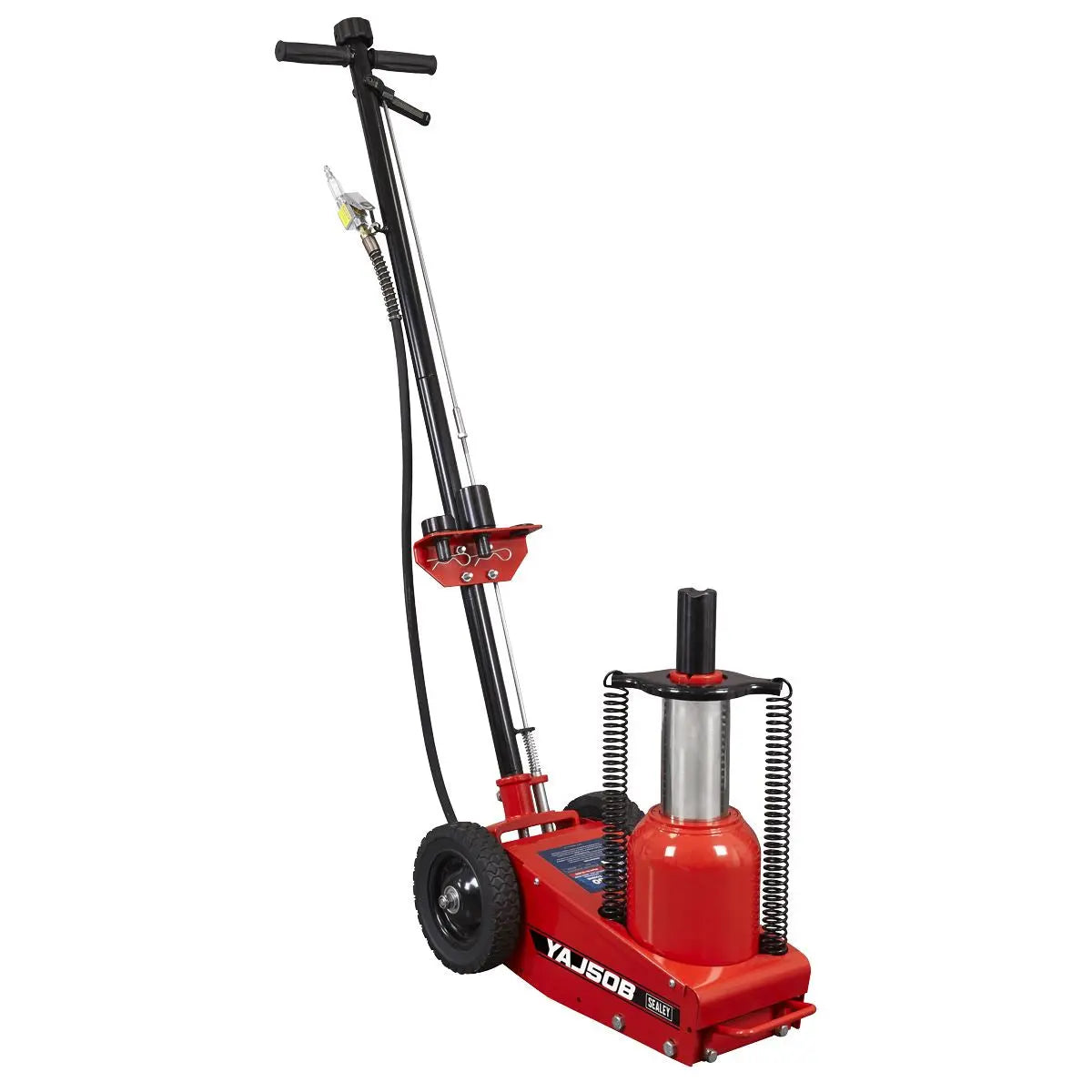 Sealey Air Operated Single Stage Trolley Jack 50 Tonne  White Rose Tools