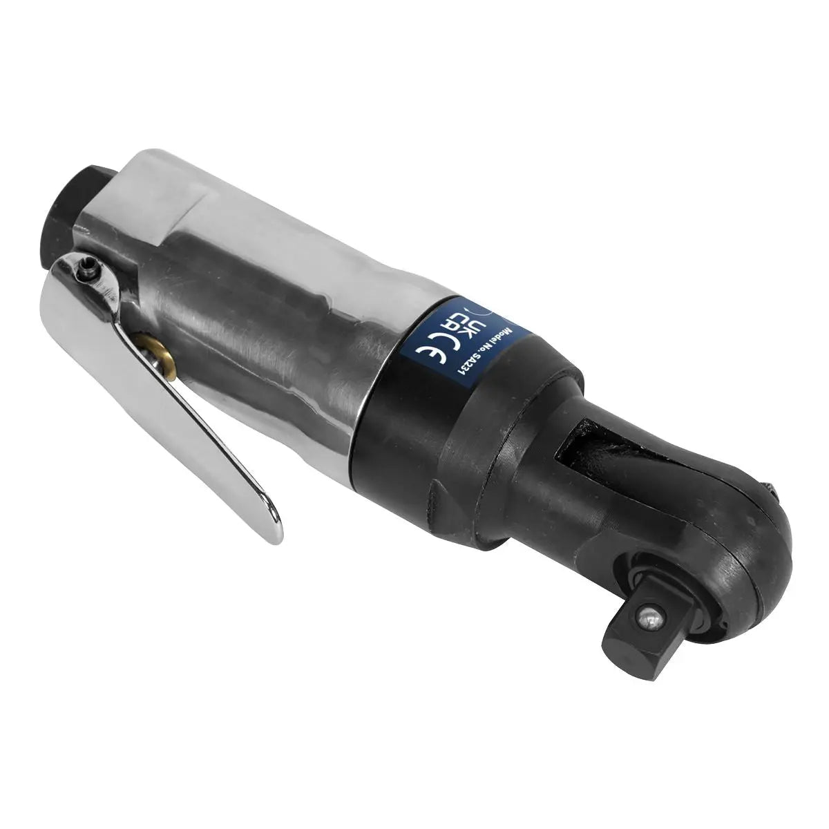 Sealey Air Ratchet Wrench 3/8"Sq Drive Super Stubby 