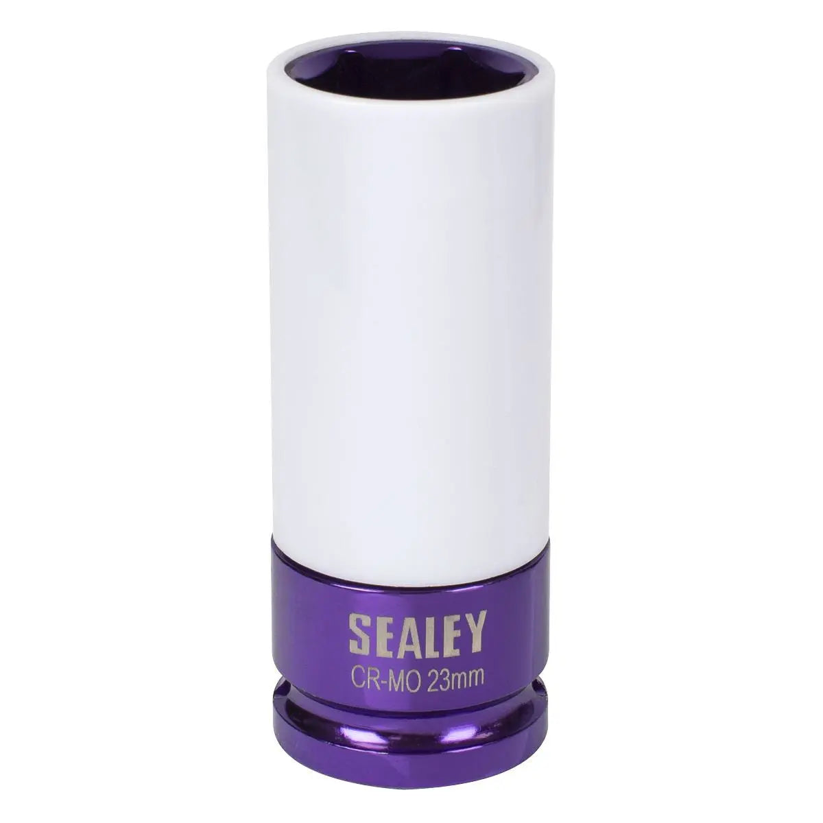 Sealey Alloy Wheel Impact Socket 23mm 1/2"Sq Drive  White Rose Tools