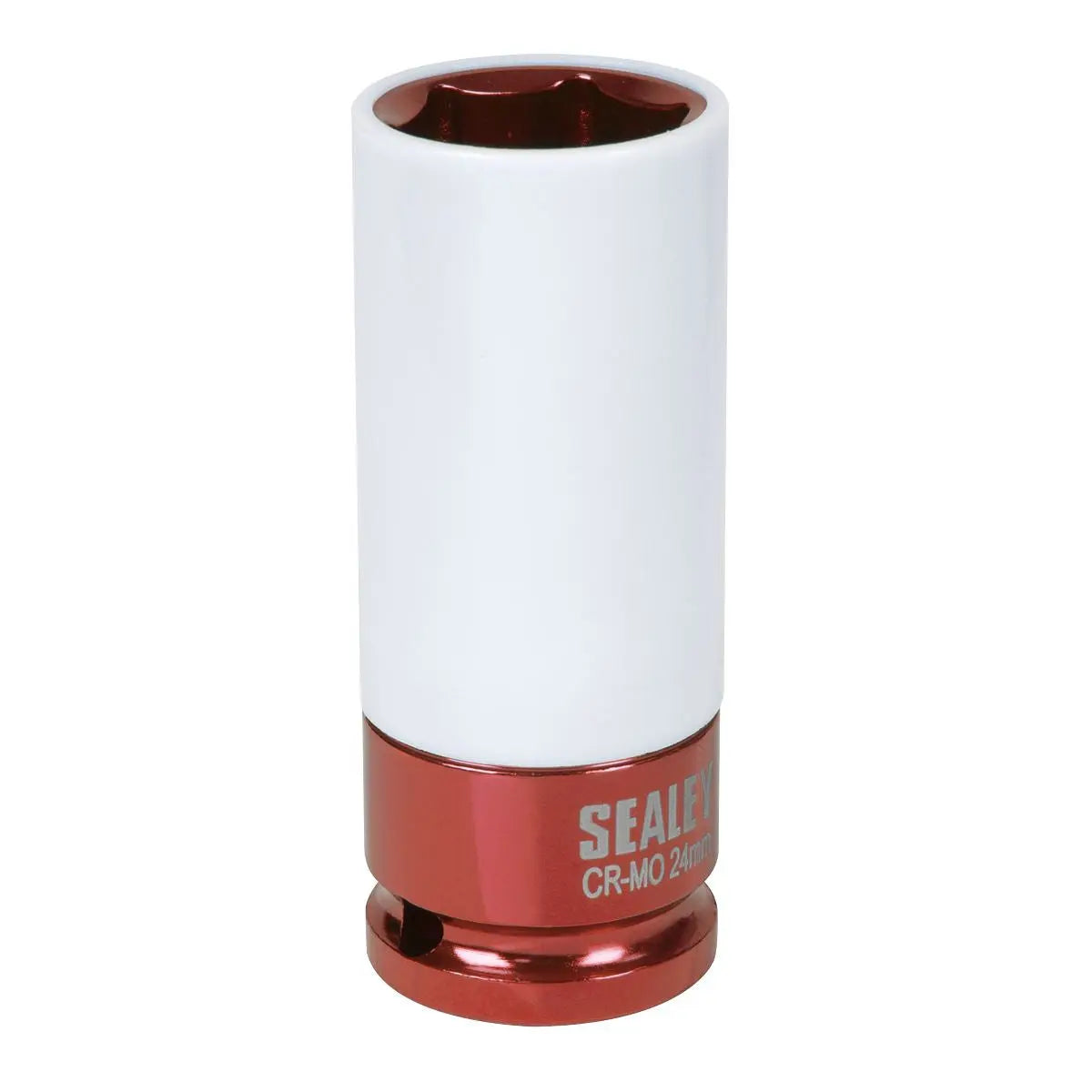 Sealey Alloy Wheel Impact Socket 24mm 1/2"Sq Drive  White Rose Tools