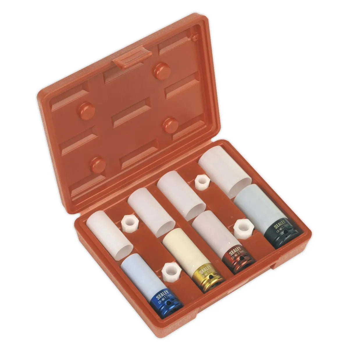 Sealey Alloy Wheel Impact Socket Set 4pc 1/2"Sq Drive 