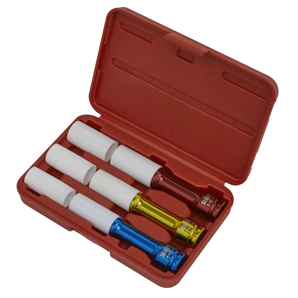 Sealey Alloy Wheel Long Reach Impact Socket Set 3pc 1/2"Sq Drive 
