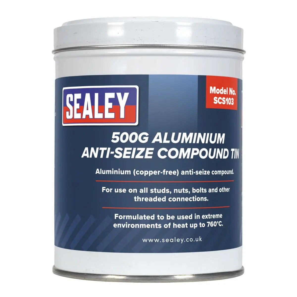 Sealey Aluminium Anti-Seize Compound 500g Tin 