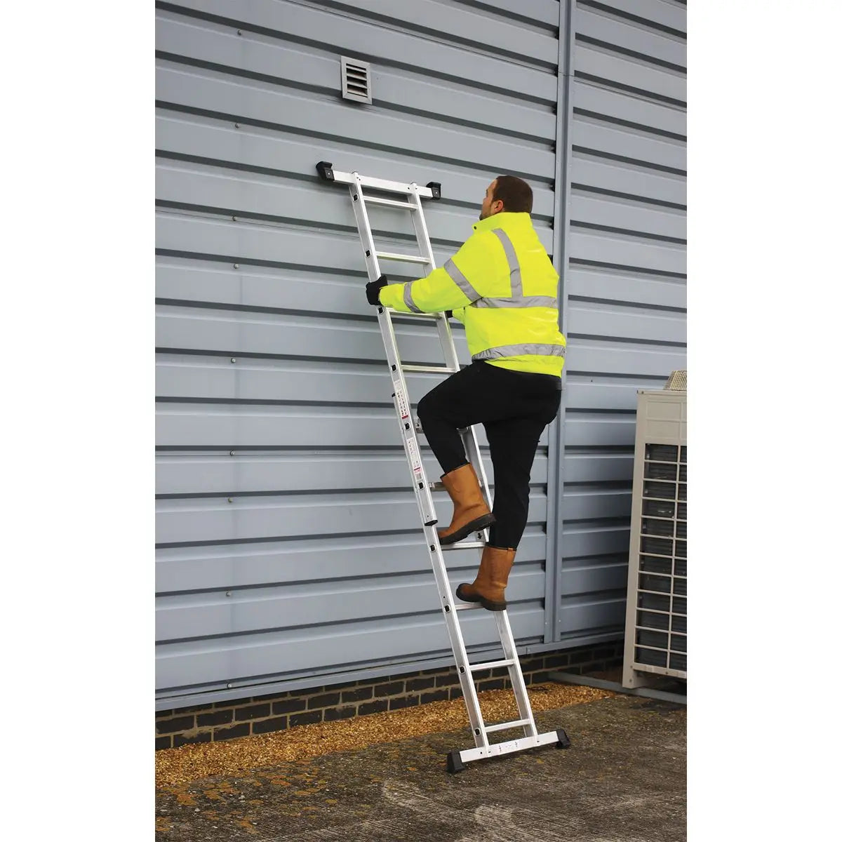 Sealey Aluminium Scaffold Ladder 4-Way EN 131 