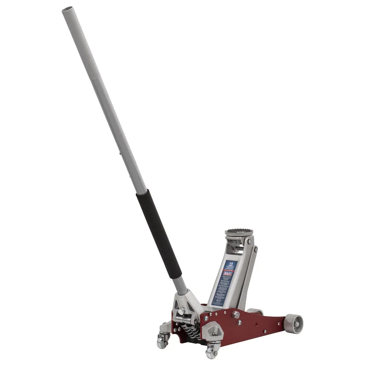 Sealey Aluminium/Steel Trolley Jack with Rocket Lift 1.5 Tonne 