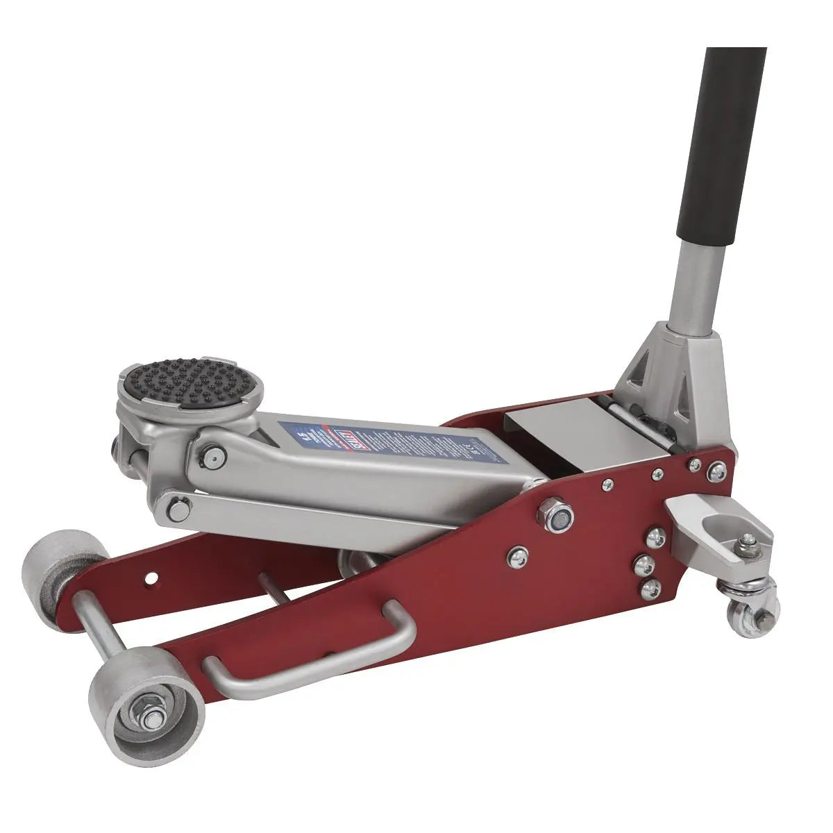 Sealey Aluminium/Steel Trolley Jack with Rocket Lift 1.5 Tonne 