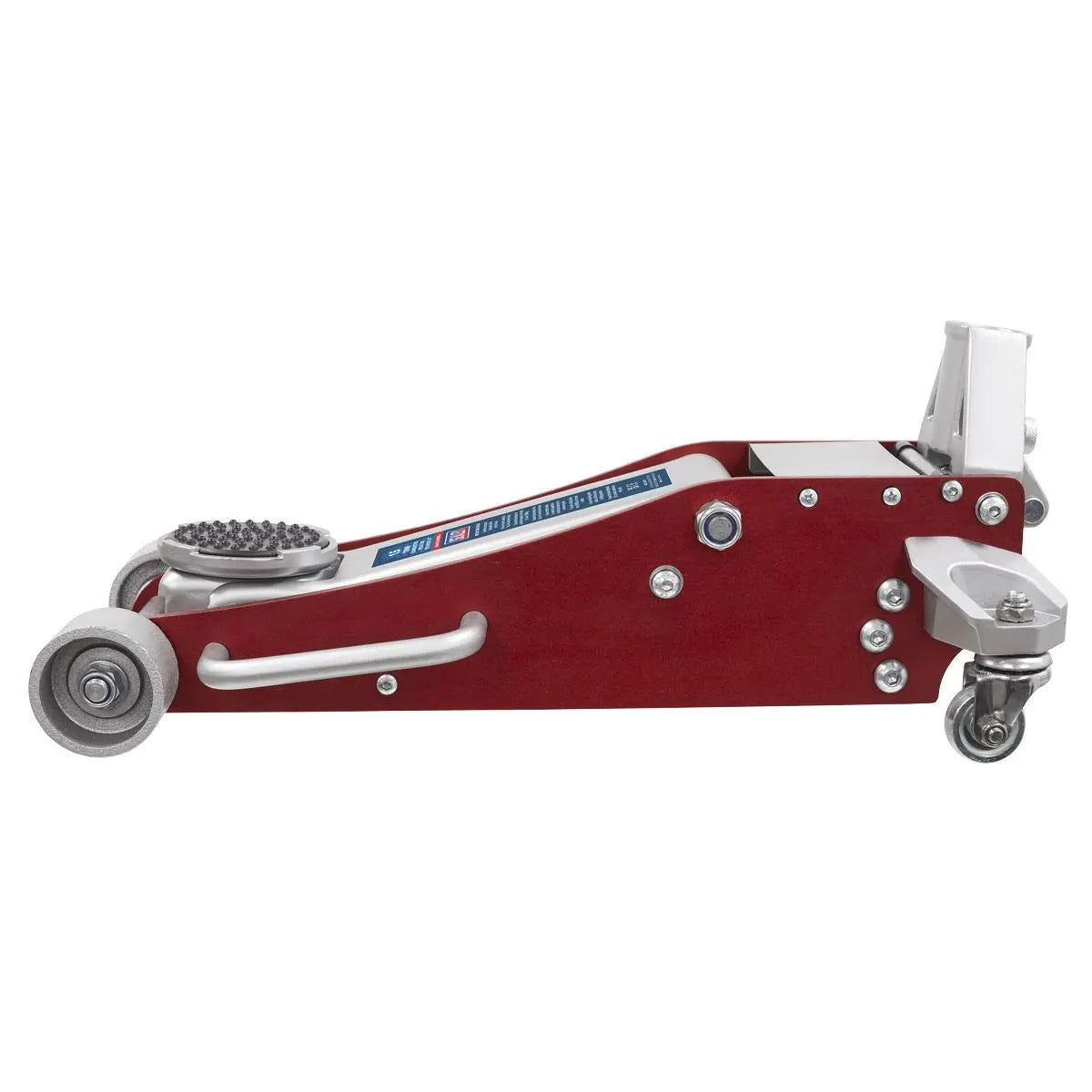 Sealey Aluminium/Steel Trolley Jack with Rocket Lift 1.5 Tonne 