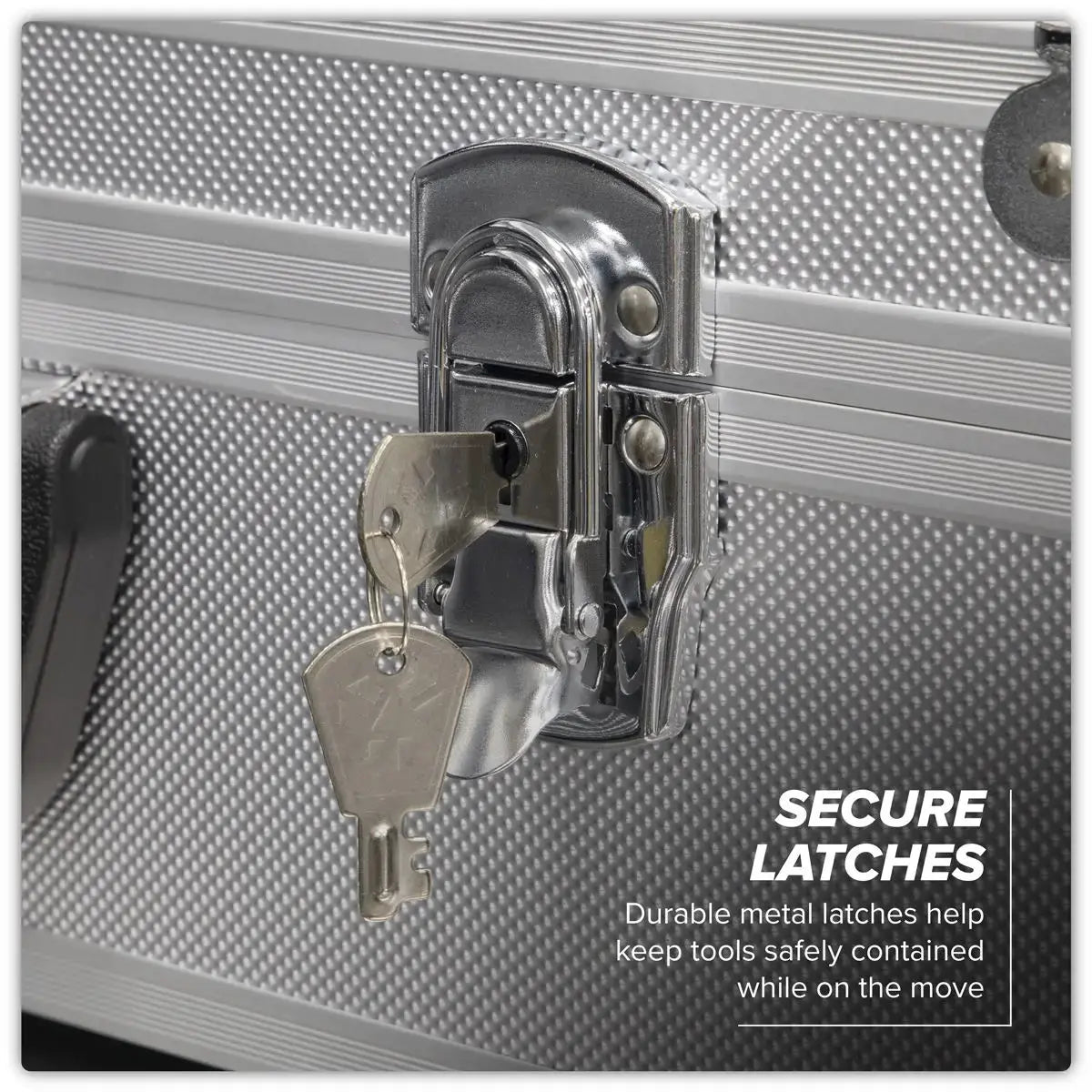 Sealey Aluminium Tool Case with Square Edges  White Rose Tools