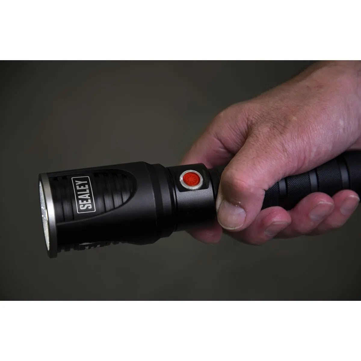 Sealey Aluminium Torch 60W COB LED Adjustable Focus Rechargeable 4000 Lumens 