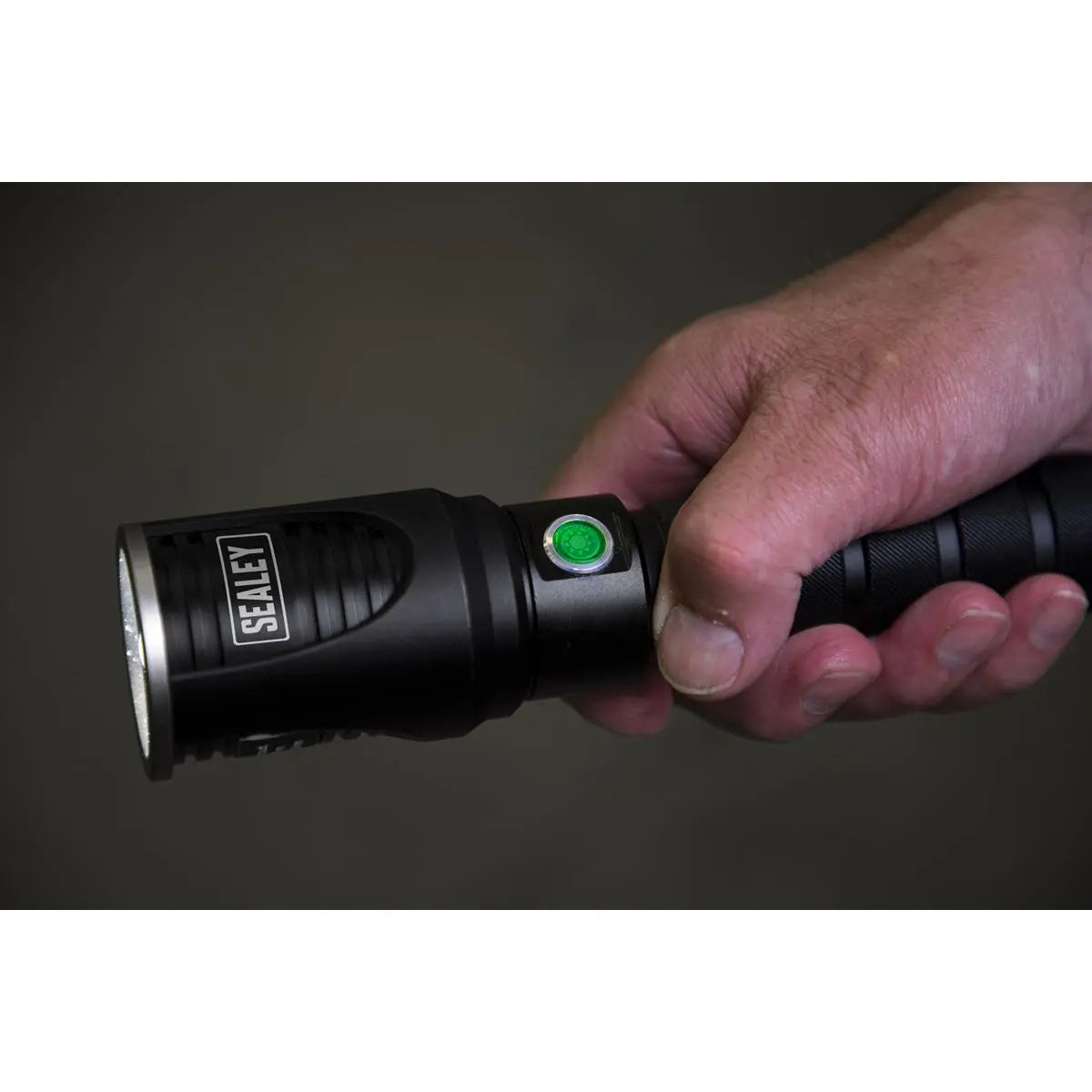 Sealey Aluminium Torch 60W COB LED Adjustable Focus Rechargeable 4000 Lumens 
