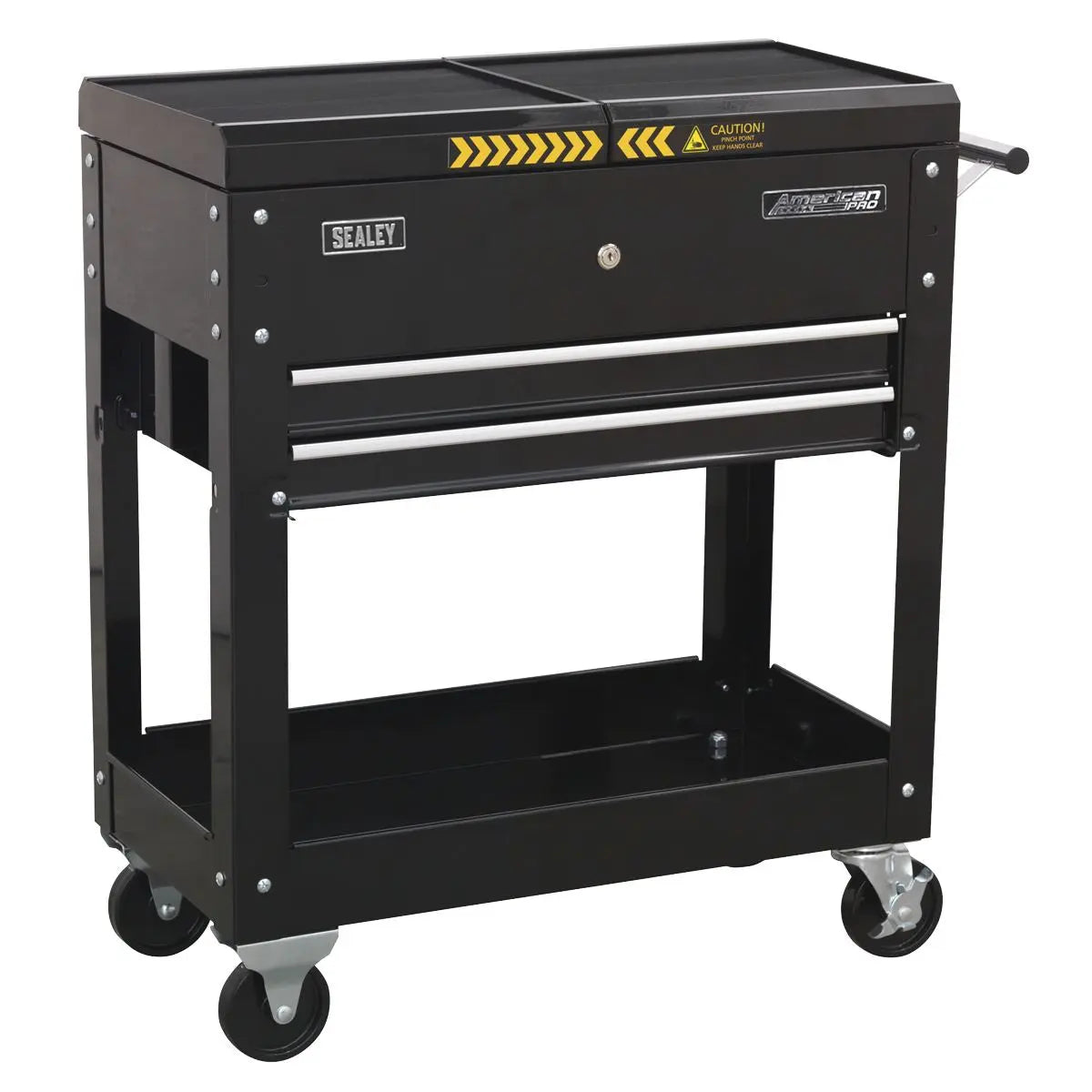 Sealey American Pro Mobile Tool & Parts Trolley - Black 