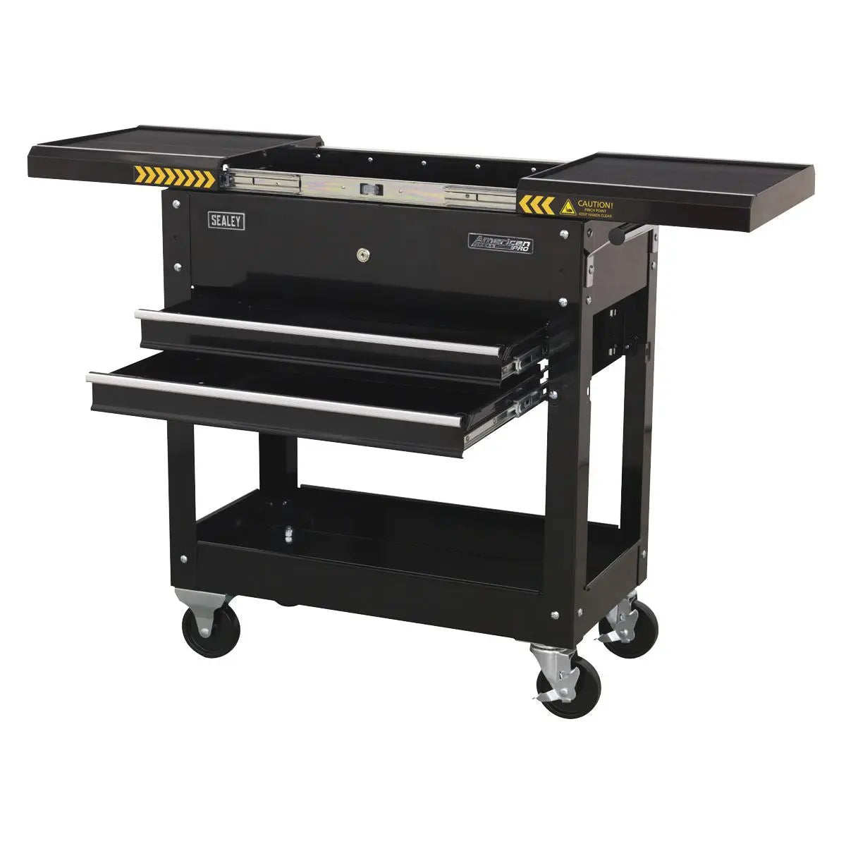 Sealey American Pro Mobile Tool & Parts Trolley - Black 