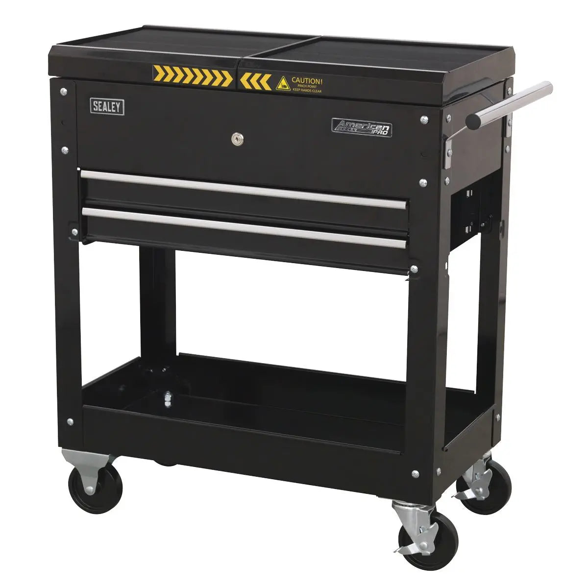 Sealey American Pro Mobile Tool & Parts Trolley - Black 