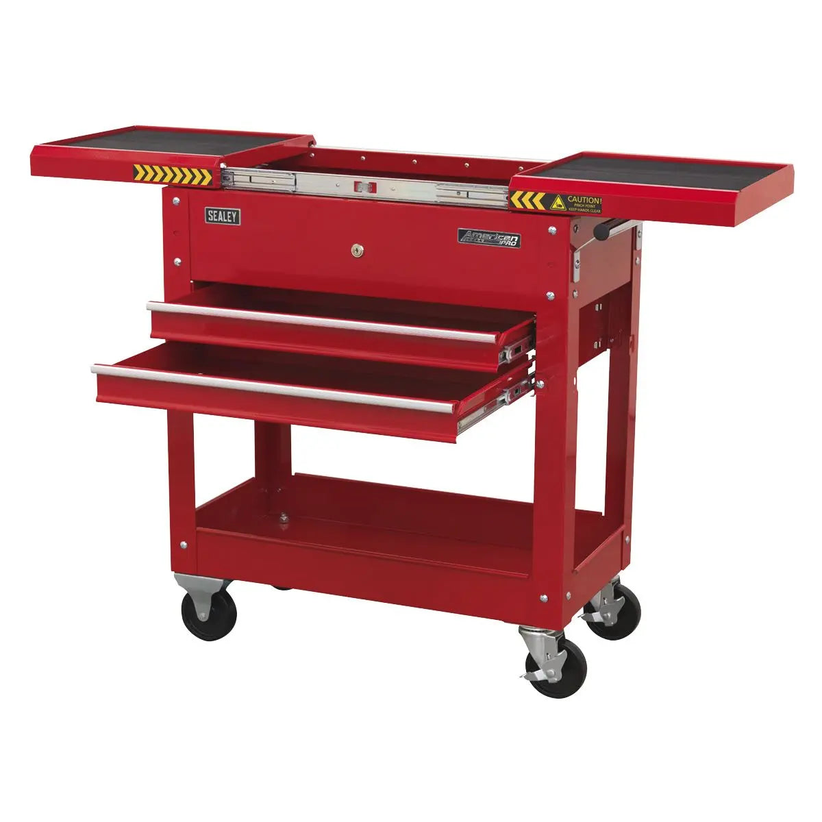 Sealey American Pro Mobile Tool & Parts Trolley - Red 