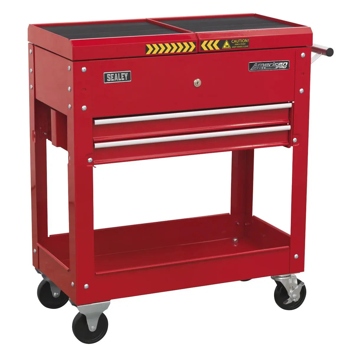 Sealey American Pro Mobile Tool & Parts Trolley - Red 