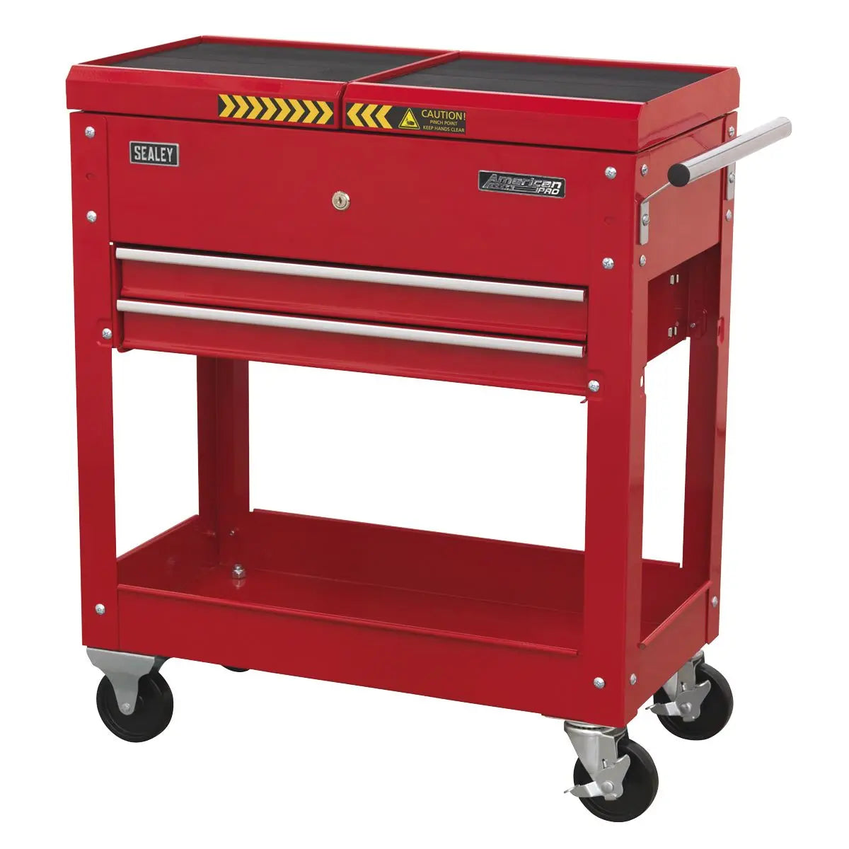 Sealey American Pro Mobile Tool & Parts Trolley - Red 
