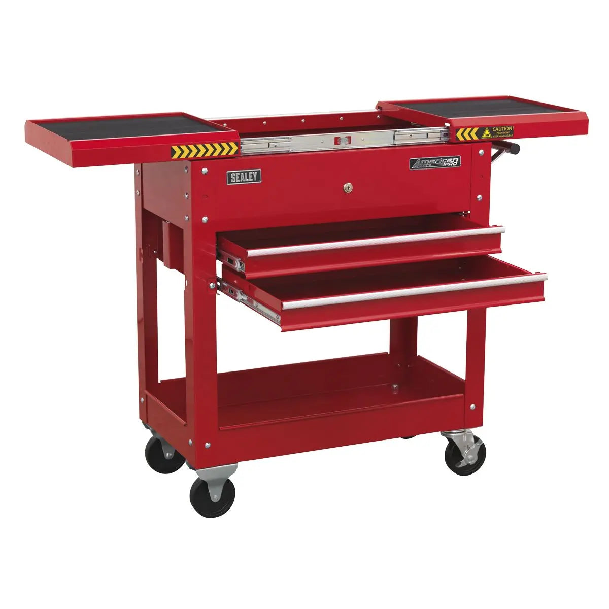 Sealey American Pro Mobile Tool & Parts Trolley - Red 