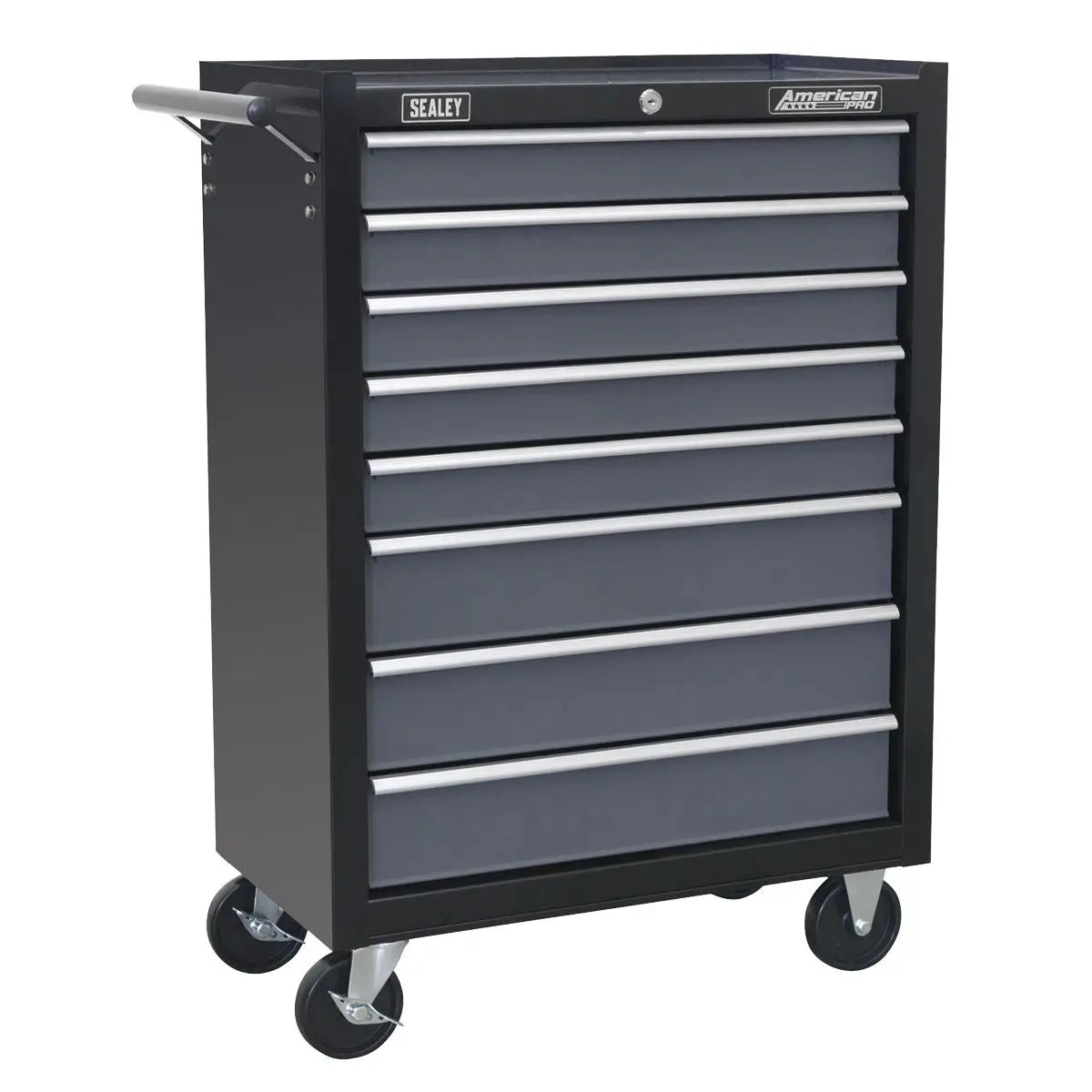 Sealey American Pro Tool Chest Combination 16 Drawer with Ball-Bearing Slides - Black/Grey 