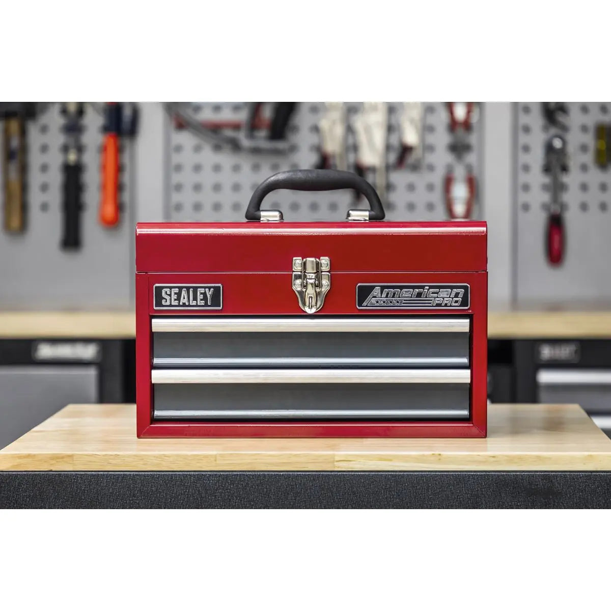 Sealey American Pro Toolbox 2 Drawer with Ball Bearing Slides 