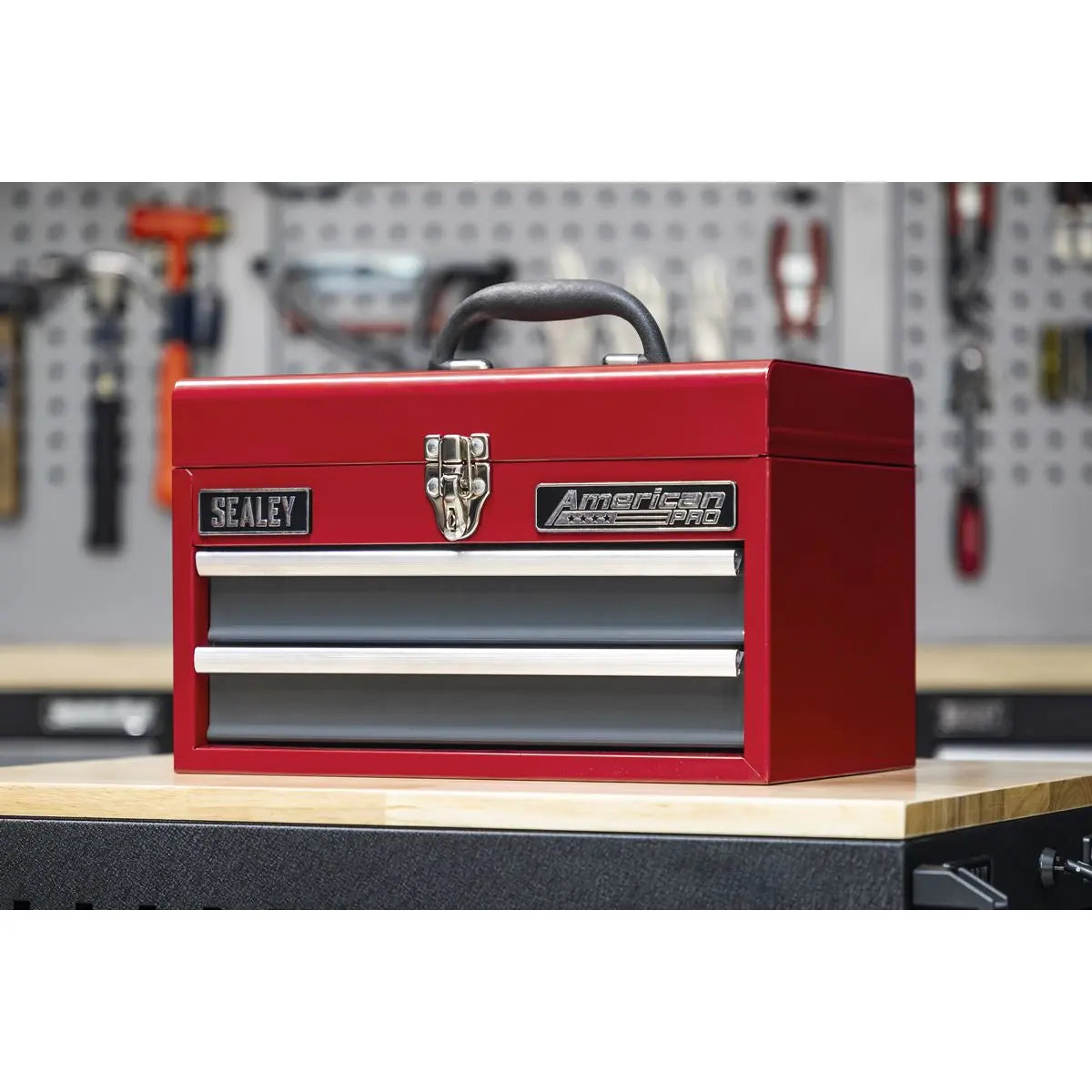 Sealey American Pro Toolbox 2 Drawer with Ball Bearing Slides 