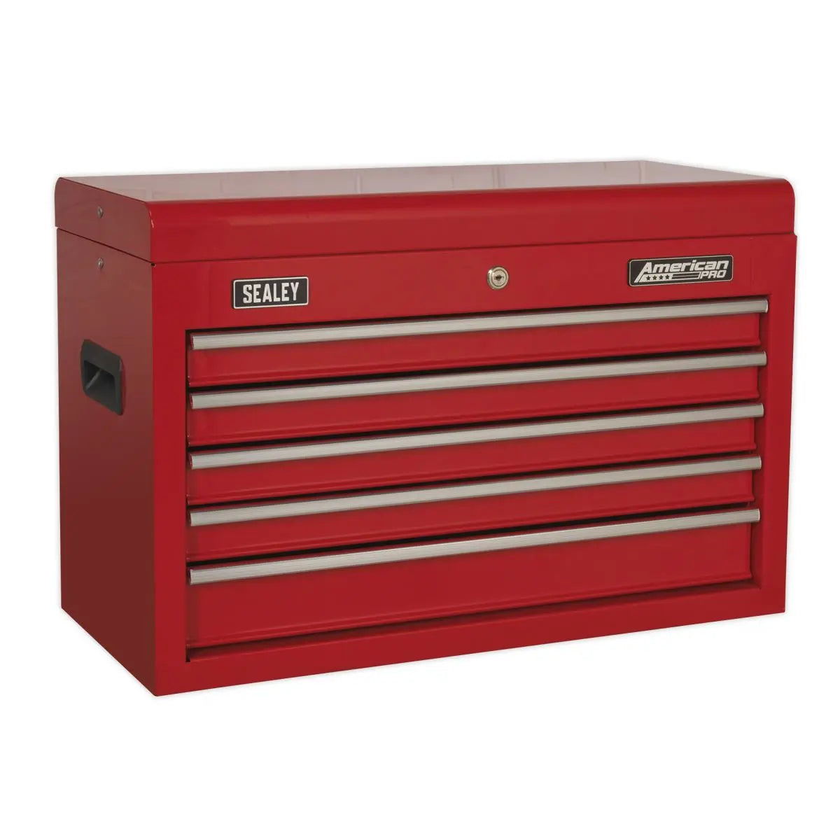 Sealey American Pro Topchest 5 Drawer with Ball-Bearing Slides - Red 
