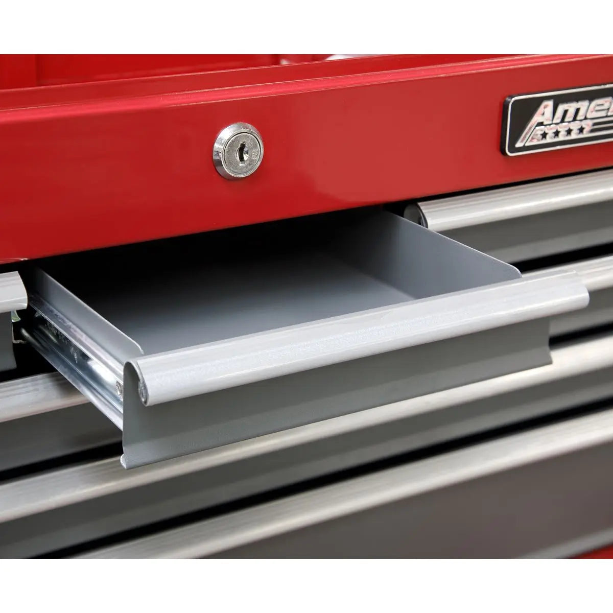 Sealey American Pro Topchest 6 Drawer with Ball-Bearing Slides - Red/Grey 