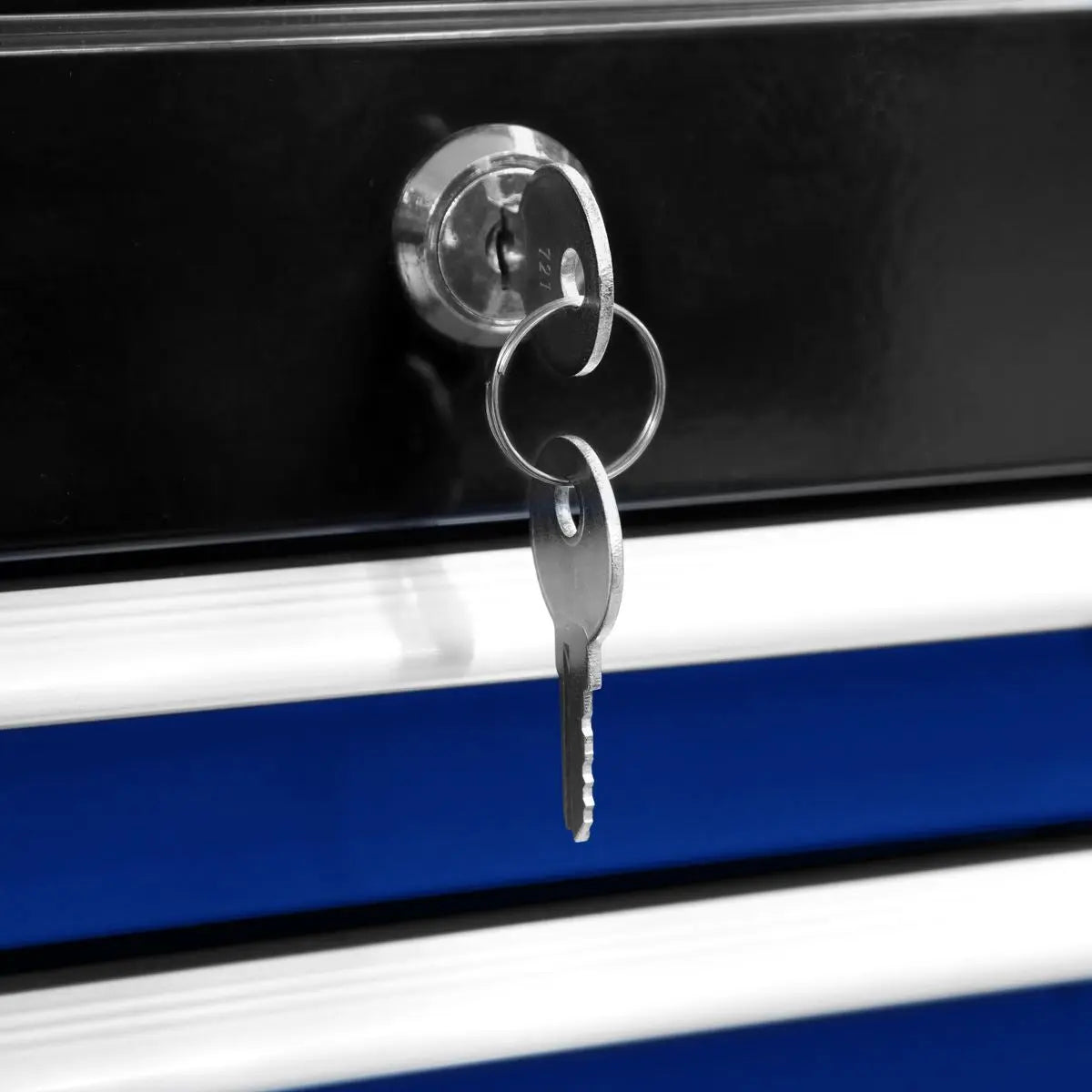 Sealey American Pro Topchest & Rollcab Combination 6 Drawer with Ball-Bearing Slides - Blue 