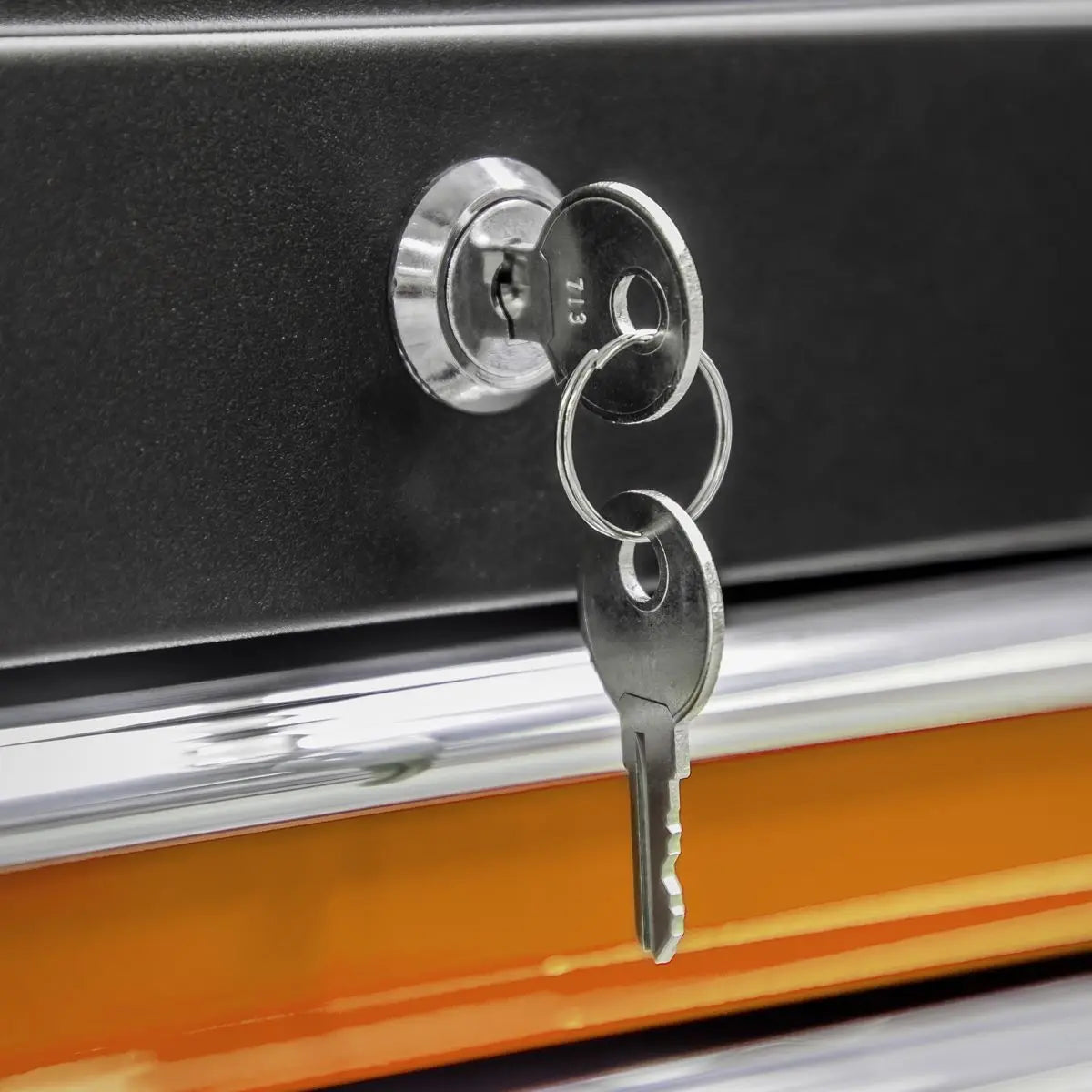 Sealey American Pro Topchest & Rollcab Combination 6 Drawer with Ball-Bearing Slides - Orange 