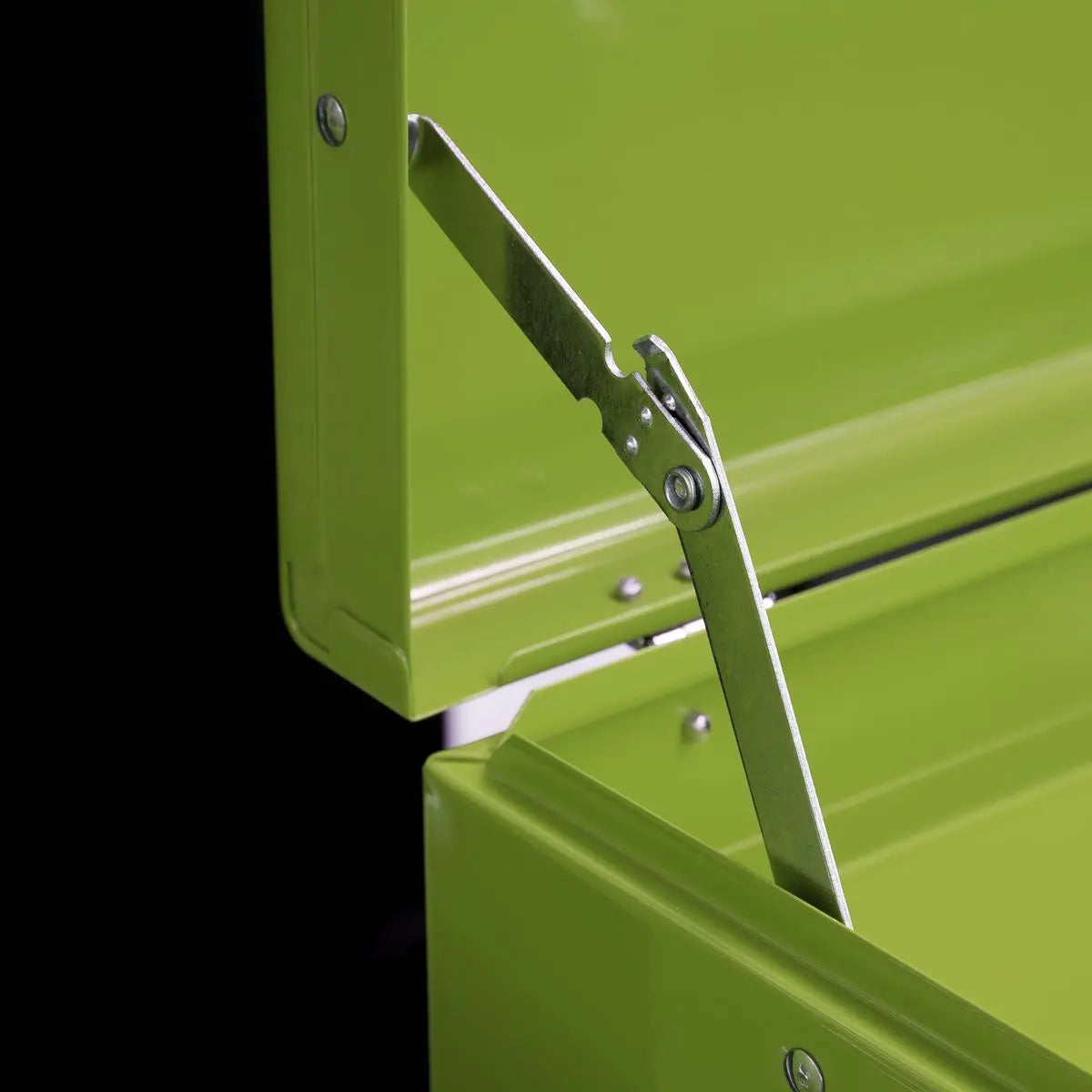 Sealey American Pro Topchest, Mid-Box Tool Chest & Rollcab 9 Drawer Stack - Green 
