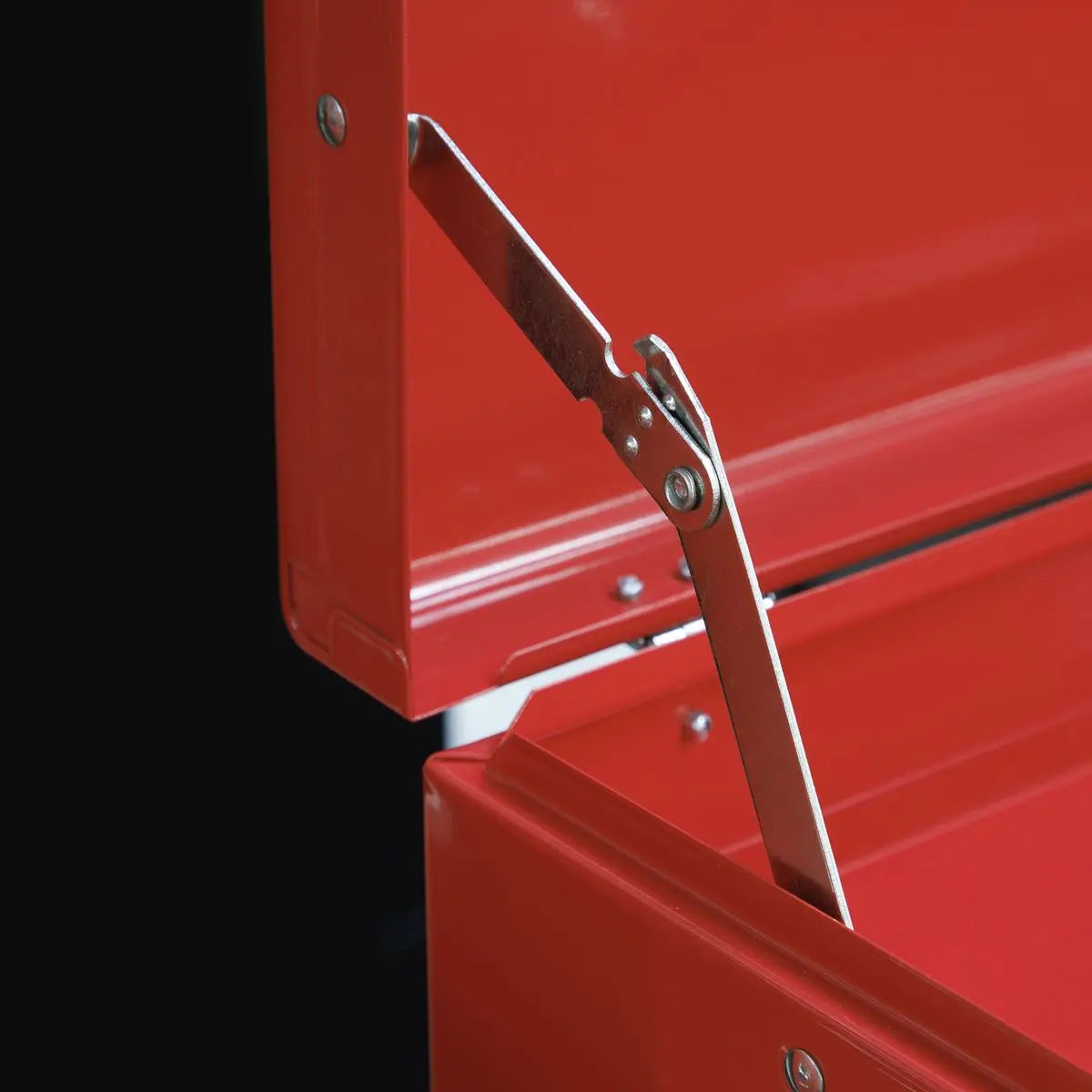Sealey American Pro Topchest, Mid-Box Tool Chest & Rollcab 9 Drawer Stack - Red 
