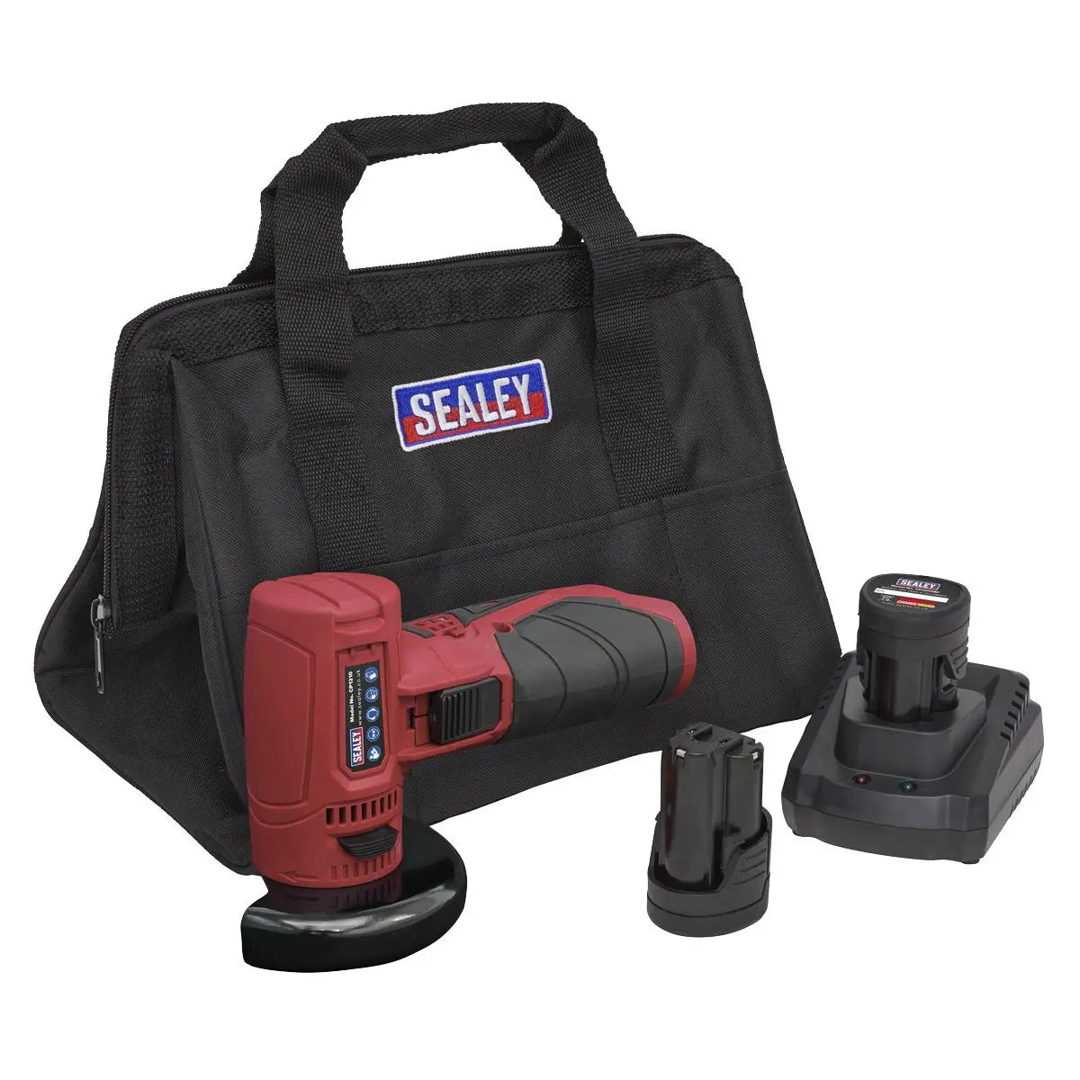 Sealey Angle Grinder Kit Ø75mm 12V SV12 Series - 2 Batteries 