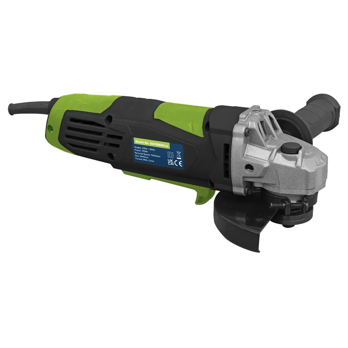 Sealey Angle Grinder Ø115mm 750W/230V  White Rose Tools