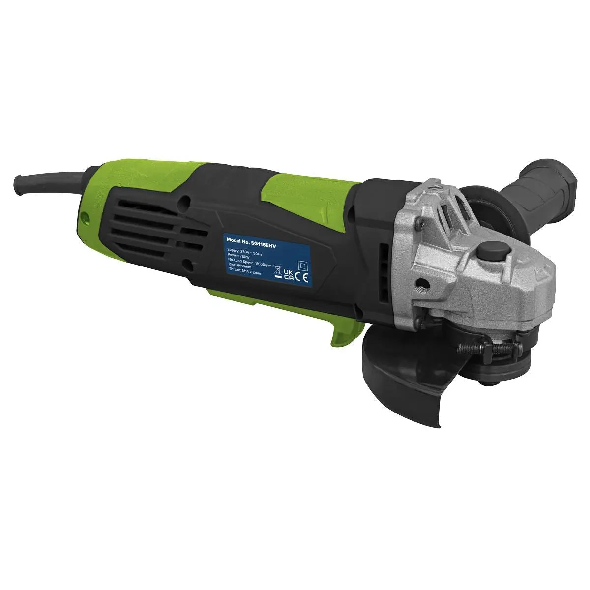 Sealey Angle Grinder Ø115mm 750W/230V  White Rose Tools