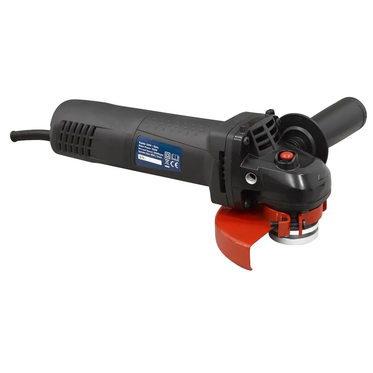 Sealey Angle Grinder Ø115mm 750W/230V Slim Body 