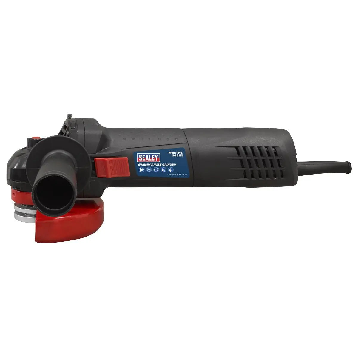 Sealey Angle Grinder Ø115mm 750W/230V Slim Body 