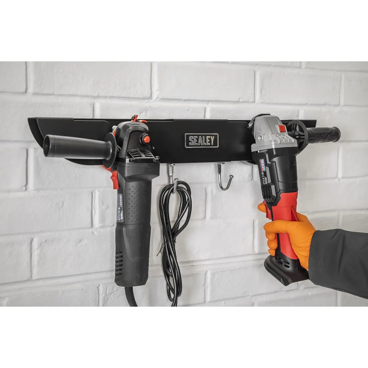 Sealey Angle Grinder Storage Rack 2-Bay 