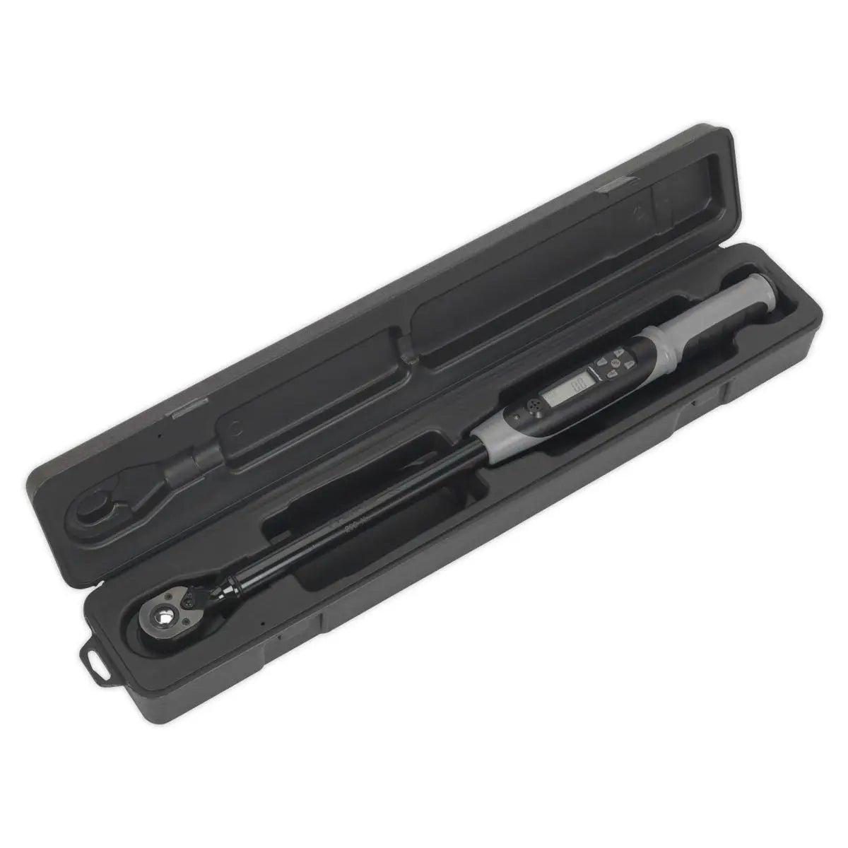 Sealey Angle Torque Wrench Digital 1/2" Drive 20-200Nm (14.7-147.5lb.ft) Black Series 