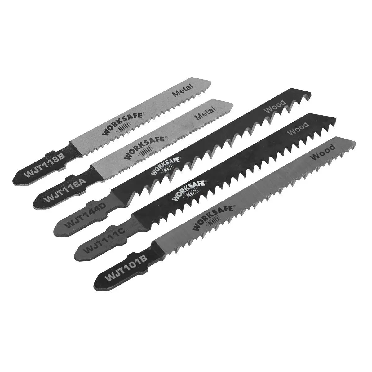 Sealey Assorted Jigsaw Blades - Pack of 5 