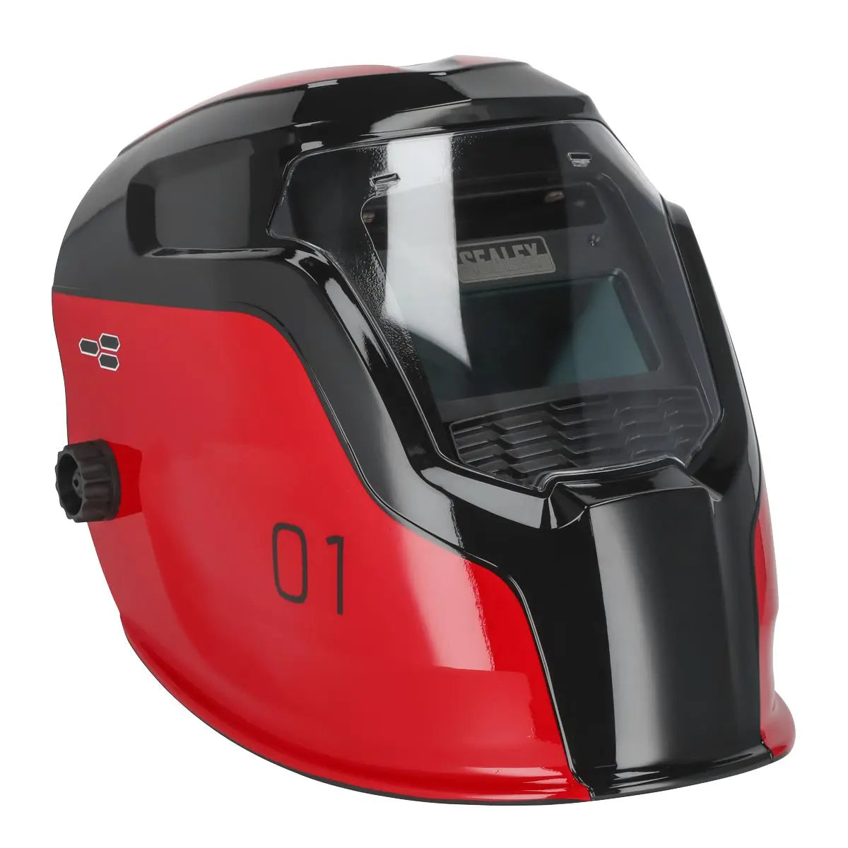 Sealey Auto Darkening Welding Helmet Shade 9-13 Red 