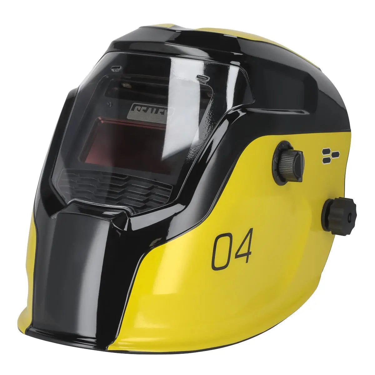Sealey Auto Darkening Welding Helmet Shade 9-13 Yellow 
