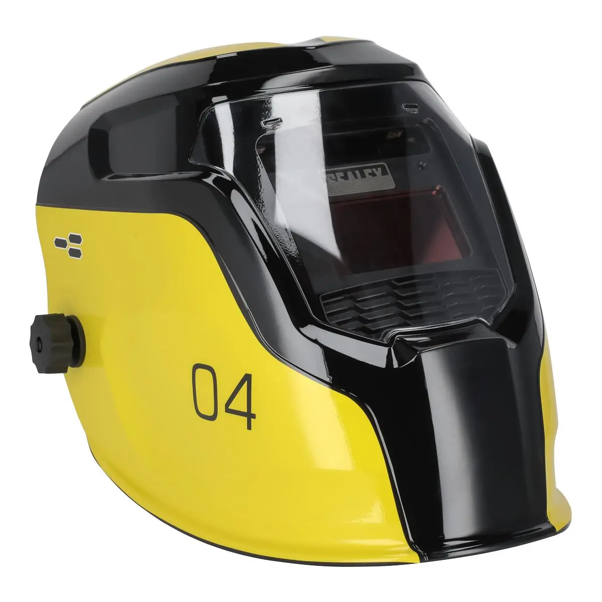 Sealey Auto Darkening Welding Helmet Shade 9-13 Yellow 