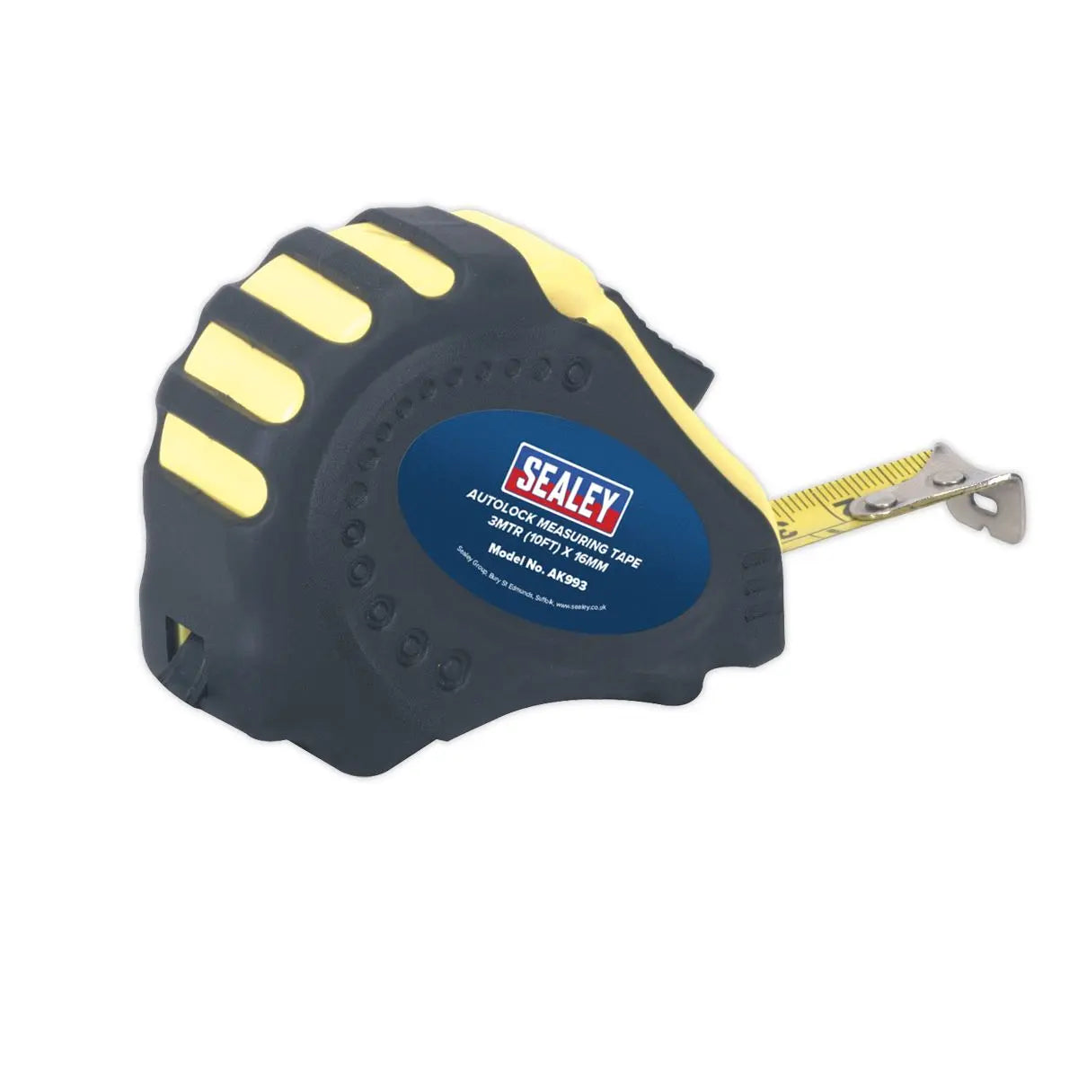 Sealey Auto Lock Tape Measure 3m(10ft) x 16mm - Metric/Imperial 