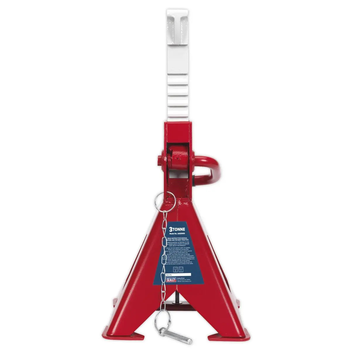 Sealey Auto Rise Ratchet Axle Stands (Pair) 3 Tonne Capacity per Stand 